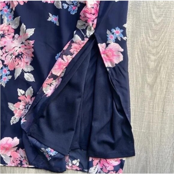 XSP Navy Floral Halter Maxi Dress - Picture 8 of 8